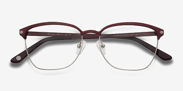 Burgundy Berkeley -  Métal Lunettes de vue