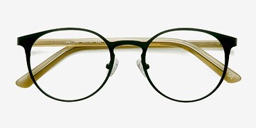 Black Steel/Acetate Outline -  Classiques Acetate, Metal Lunettes de vue