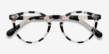 Gray Floral Peninsula -  Plastique Lunettes de vue
