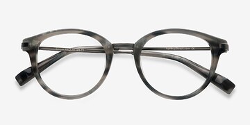 Gray Striped Ginger -  Vintage Métal Lunettes de vue