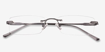 Gunmetal Courtney -  Légèreté Métal Lunettes de vue