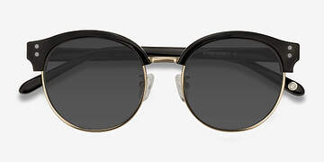 Noir Limoncello -  Vintage Acetate, Metal Lunettes de soleil