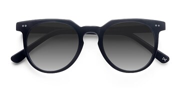 Jet Black Shadow -  Vintage Acétate Lunettes de soleil