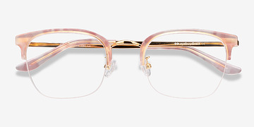 Rose Curie -  Vintage Acetate, Metal Lunettes de vue