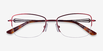 Burgundy Rachel -  Métal Lunettes de vue
