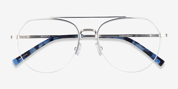 Argenté Breathe -  Vintage Métal Lunettes de vue