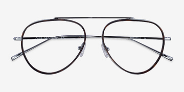 Tortoise  Silver Cana -  Vintage Métal Lunettes de vue