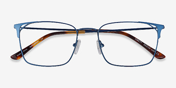 Bleu Emett -  Légèreté Métal Lunettes de vue