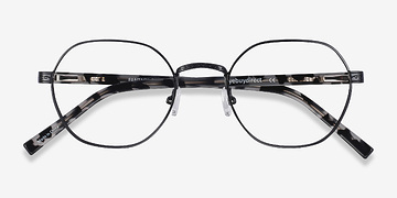 Noir Fantasy -  Vintage Acetate, Metal Lunettes de vue