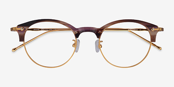 Floral Stirped Irvin -  Acetate, Metal Lunettes de vue