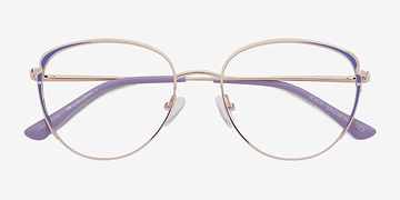 Gold Purple Scala -  Métal Lunettes de vue