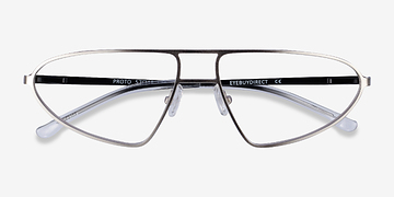 Silver Black Proto -  Métal Lunettes de vue