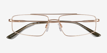 Satin Gold Altitude -  Métal Lunettes de vue