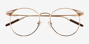 Gold Brown Mastery -  Métal Lunettes de vue