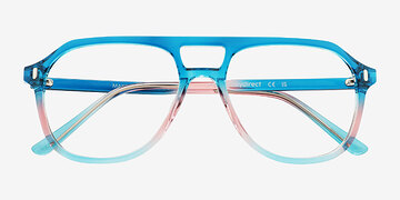 Blue Pink Make Change -  Plastique Lunettes de vue