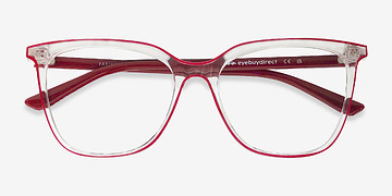Red Clear Farina -  Plastique Lunettes de vue