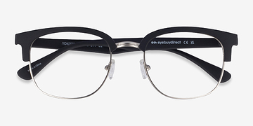 Matte Black Yokote -  Plastic, Metal Lunettes de vue