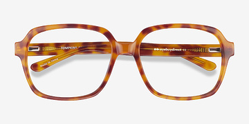 Light Tortoise Tompkins -  Vintage Acétate Lunettes de vue