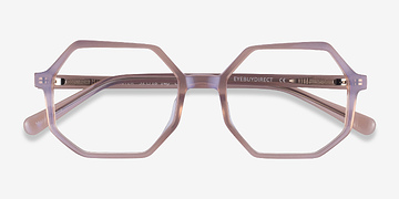 Iridescent Purple Glister -  Acétate Lunettes de vue