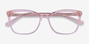 Clear Pink Rosie -  Acétate Lunettes de vue