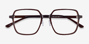 Marron foncé Modern -  Acétate Lunettes de vue