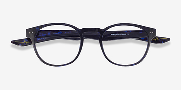 Blue Tortoise Trinity -  Plastique Lunettes de vue