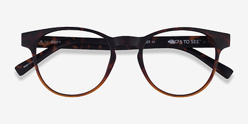 Matte Tortoise Brown Osier -  Plastique Lunettes de vue