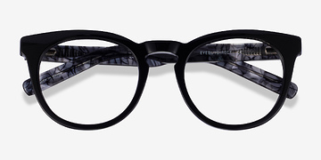 Black Floral Lush -  Acétate Lunettes de vue