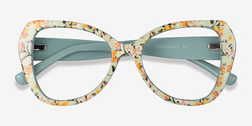 Light Green Floral Superbloom -  Acétate Lunettes de vue