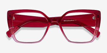Clear Pink Pierrette -  Plastique Lunettes de vue