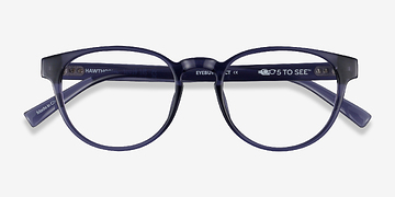 Crystal Dark Blue Hawthorne -  Plastique Lunettes de vue