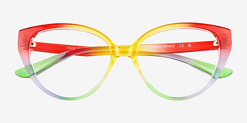 Multicolore Pride On -  Plastique Lunettes de vue