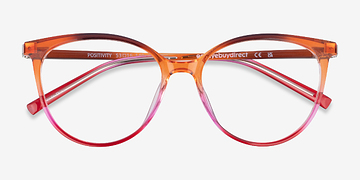 Orange Pink Positivity -  Plastique Lunettes de vue