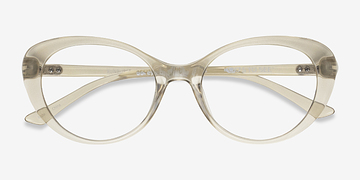 Clear Yellow Sunburst -  Plastique Lunettes de vue