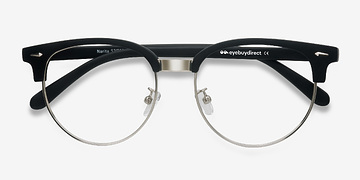 Matte Black Narita -  Vintage Plastic, Metal Lunettes de vue