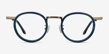 Bleu Maybe You -  Vintage Métal Lunettes de vue