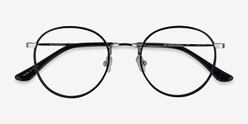 Noir Alchemist -  Vintage Acetate, Metal Lunettes de vue