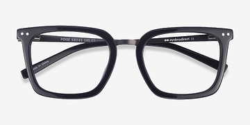 Noir Poise -  Acetate, Metal Lunettes de vue