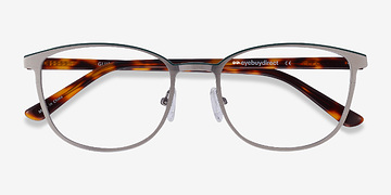 Gunmetal & Tortoise Guide -  Acetate, Metal Lunettes de vue