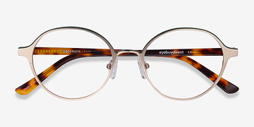 Gold & Tortoise Observer -  Acetate, Metal Lunettes de vue