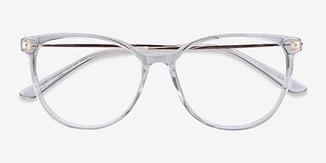 Transparent Nebulous -  Légèreté Acetate, Metal Lunettes de vue