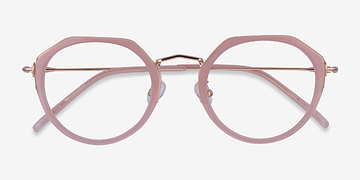 Pink  Rose Gold Claire -  Métal Lunettes de vue