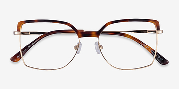 Tortoise & Gold Further -  Acetate, Metal Lunettes de vue