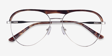 Tortoise & Silver Mission -  Acetate, Metal Lunettes de vue
