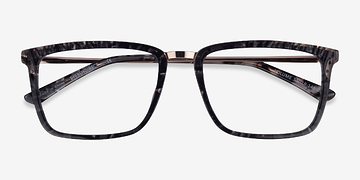 Écaille Noire Volume -  Classiques Métal Lunettes de vue