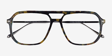 Green Tortoise Intrepid -  Métal Lunettes de vue