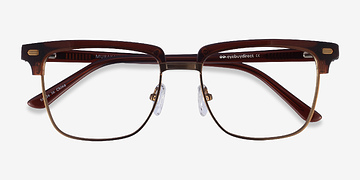 Clear Brown Bronze Murakami -  Métal Lunettes de vue