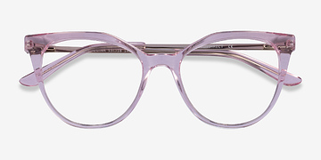 Clear Pink Carolina -  Métal Lunettes de vue