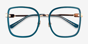 Teal Gold Margot -  Métal Lunettes de vue
