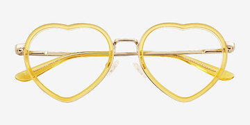 Jaune Loving -  Métal Lunettes de vue